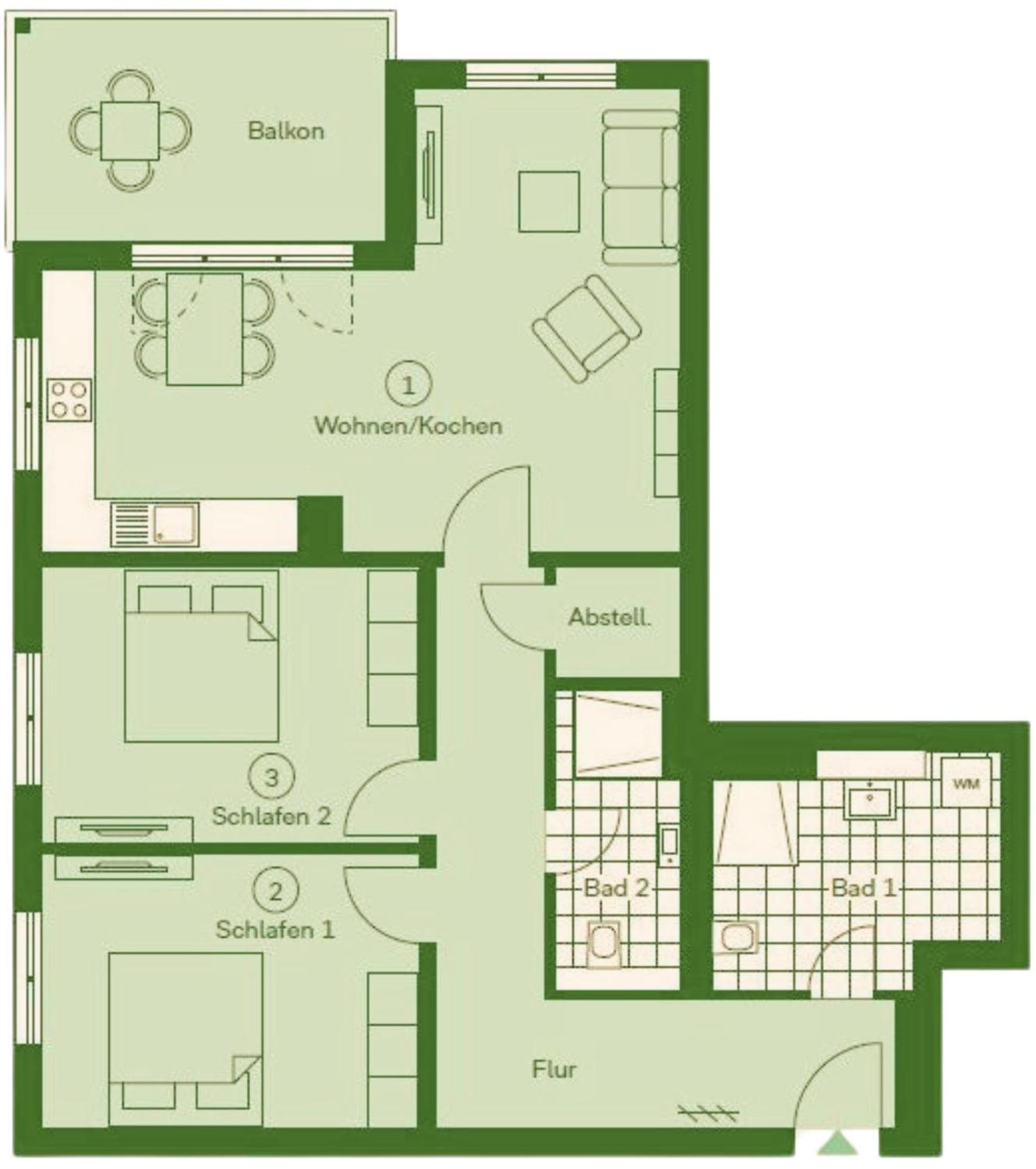 Apartment "Usedomer Luft" Garz  Exterior photo